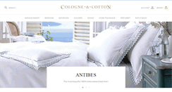 Desktop Screenshot of cologneandcotton.com